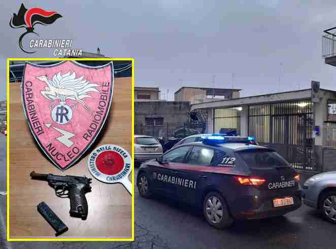 Catania: andava in giro con una pistola clandestina, arrestato