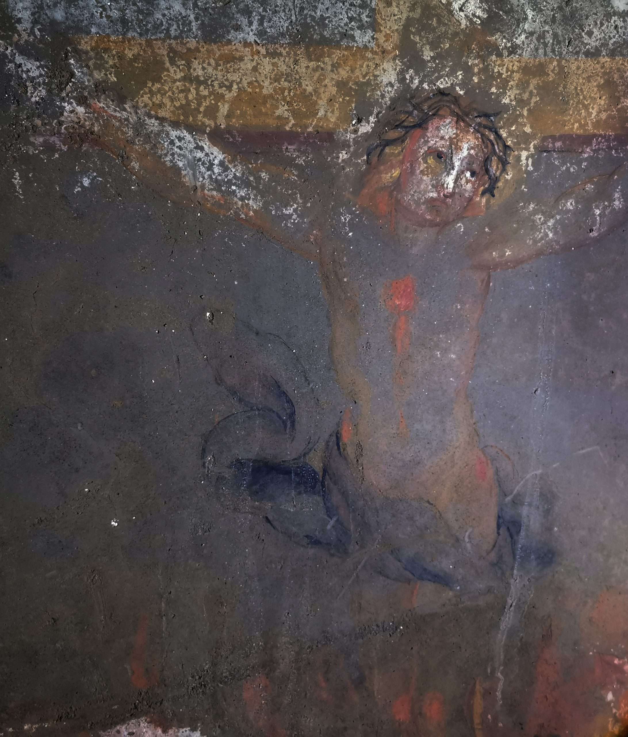 Acireale: Basilica Cattedrale, scoperta cripta con un pregevole affresco