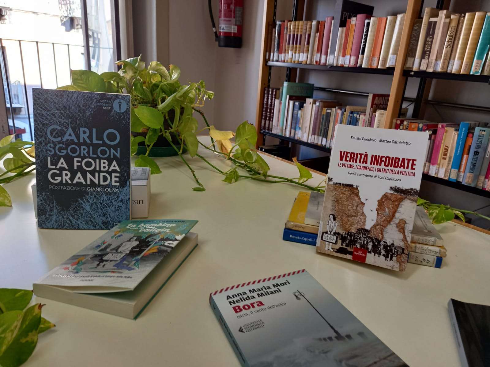 Foibe, esposti libri e reperti storici nella Biblioteca comunale per la giornata del Ricordo