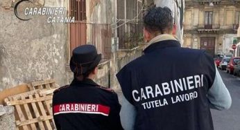 Catania: controlli ai cantieri in centro, denunce e sanzioni