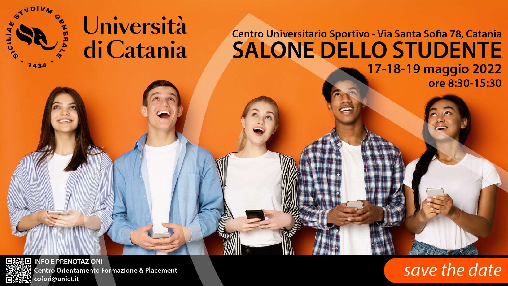 Torna il Salone dello Studente Unict, dal 17 al 19 maggio