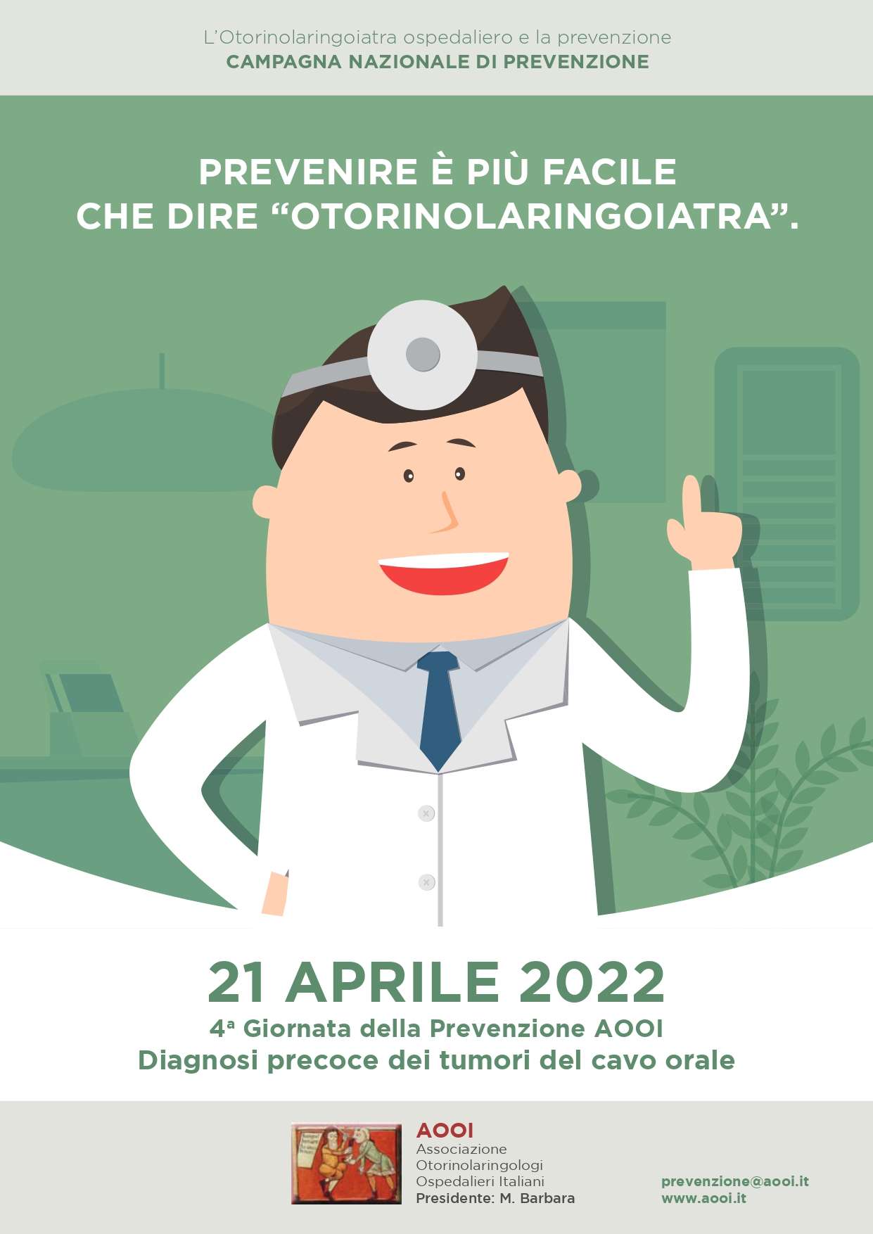 Tumori del cavo orale, giornata di prevenzione