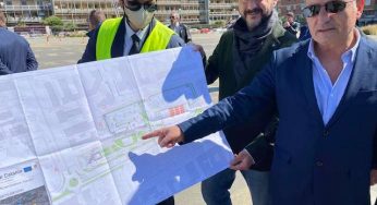 Piazzale Sanzio, partito il cantiere per un’opera pubblica attesa da un decennio