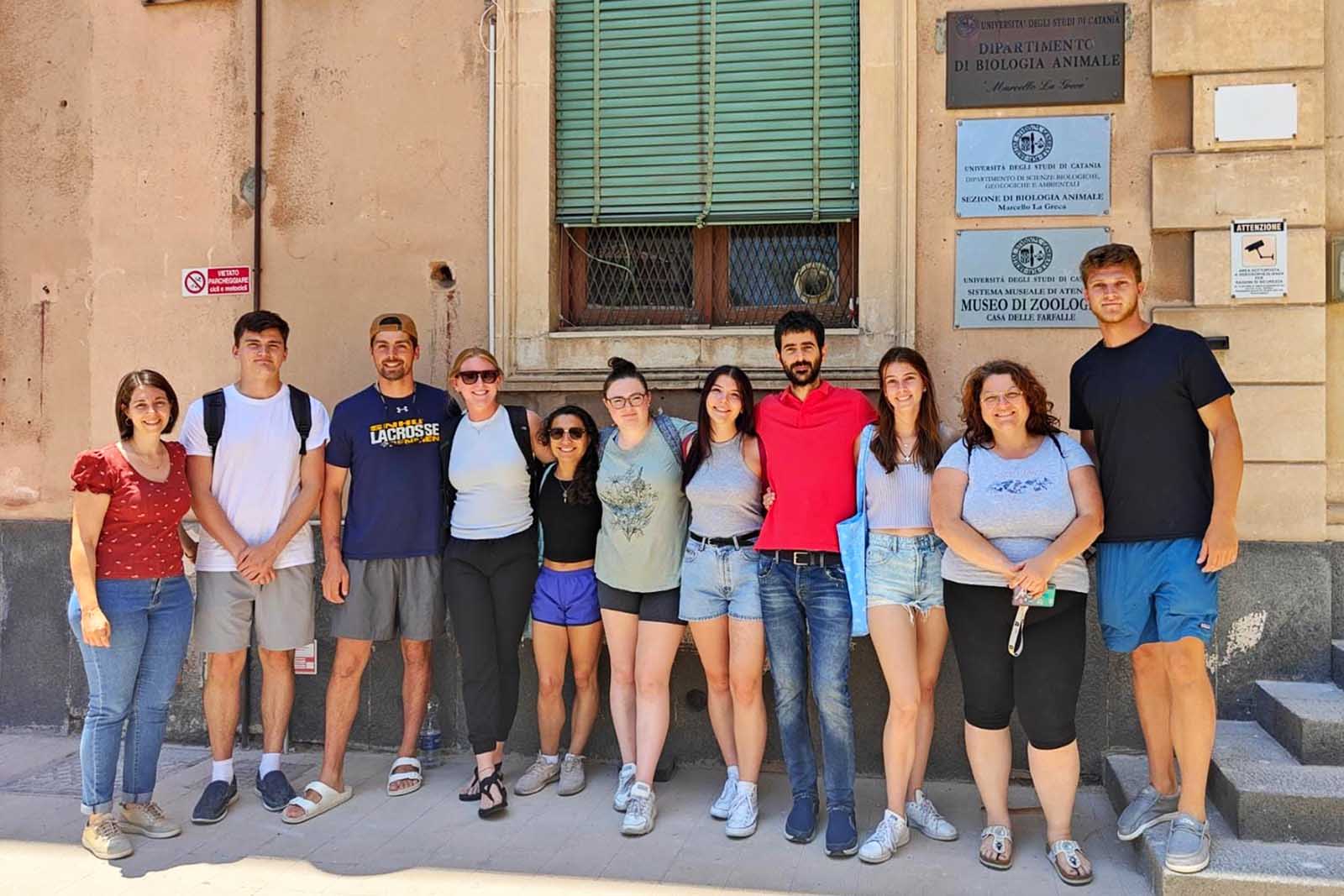 Studenti americani “a lezione” di biologia marina all’Università di Catania