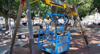 Giochi per Bambini in piazza Abramo Lincoln a Catania