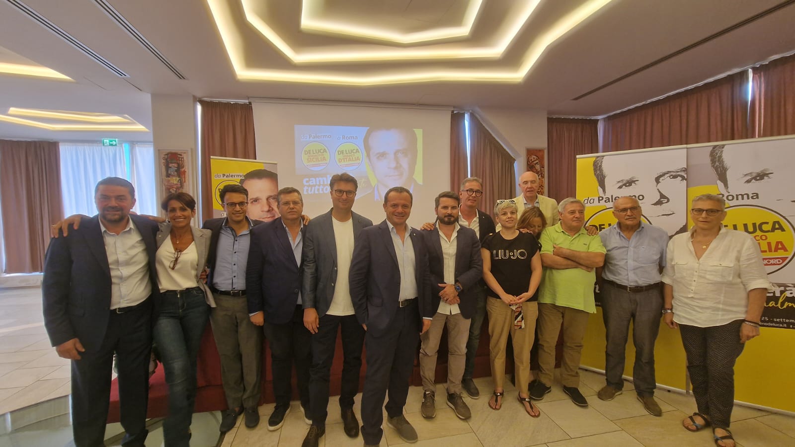 Presentati a Catania i candidati della lista “De Luca sindaco di Sicilia”