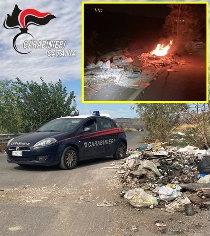 Paternò: sorpreso a bruciare rifiuti, scatta la denuncia