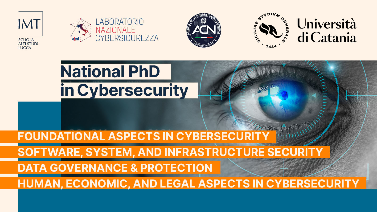 L’Università di Catania è partner del dottorato in Cybersecurity