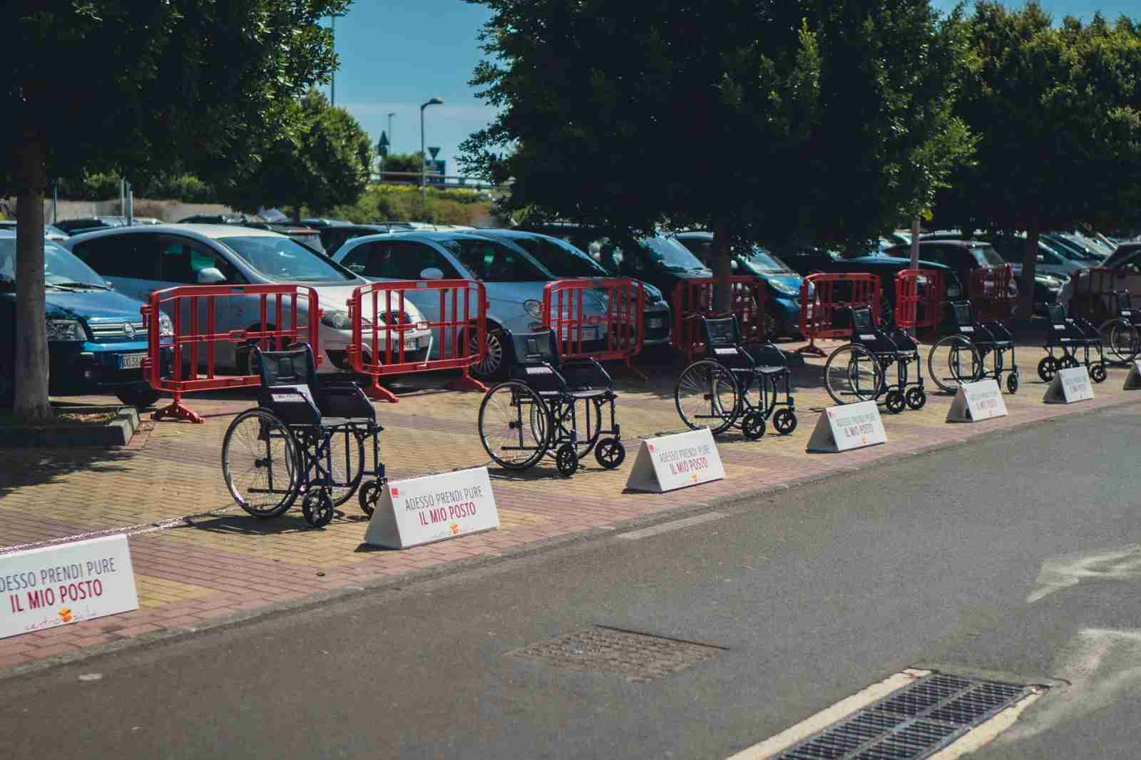 Il flash mob per il ‘parcheggio responsabile’
