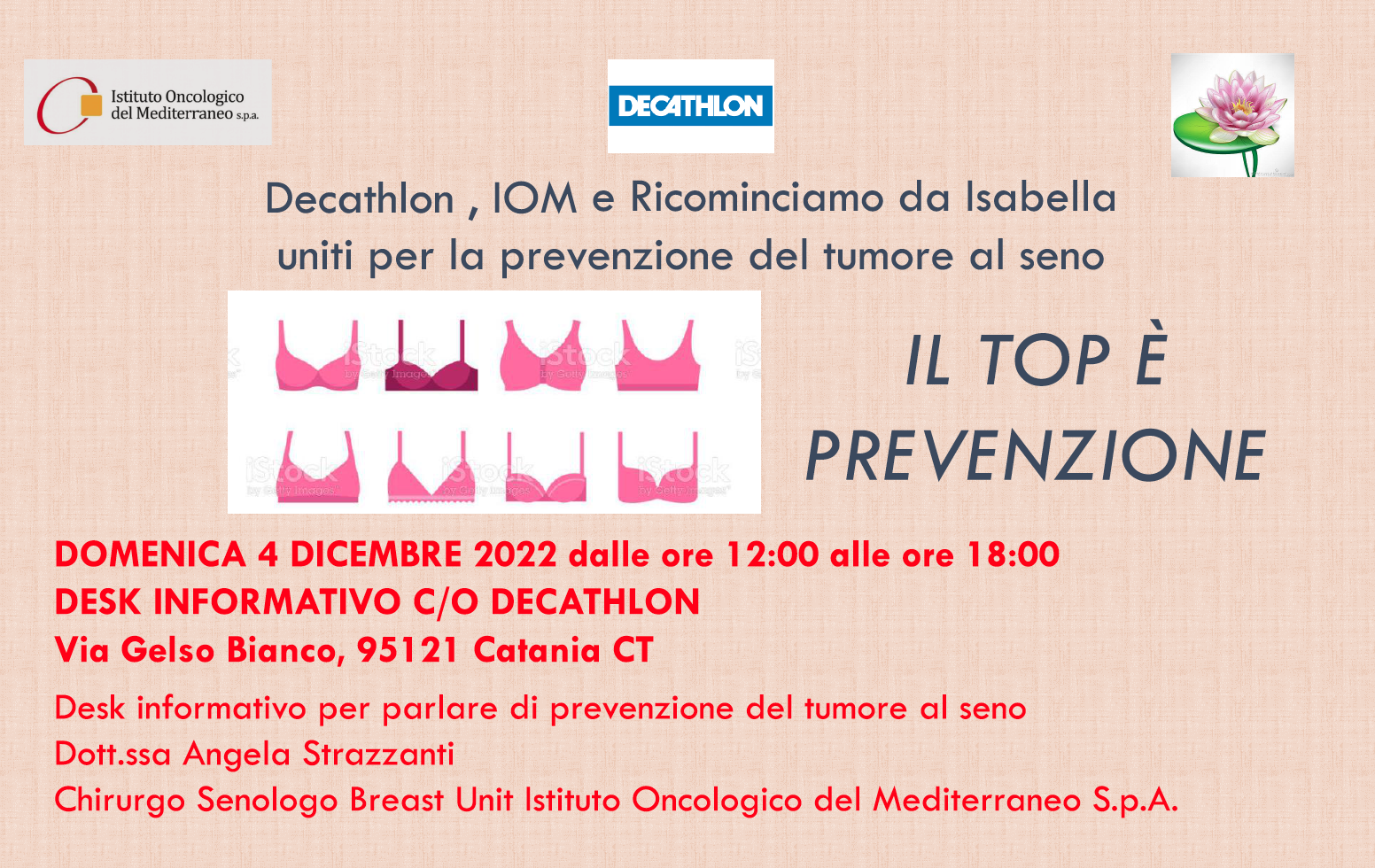 Salute, nasce a Catania l’iniziativa “Il top è prevenzione”