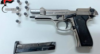 Giarre: con pistola, passamontagna e guanti, arrestato 28enne