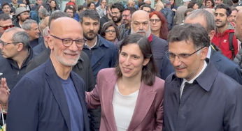 Elly Schlein, segretaria nazionale del PD a Catania