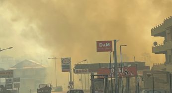 E’ emergenza incendi a Catania