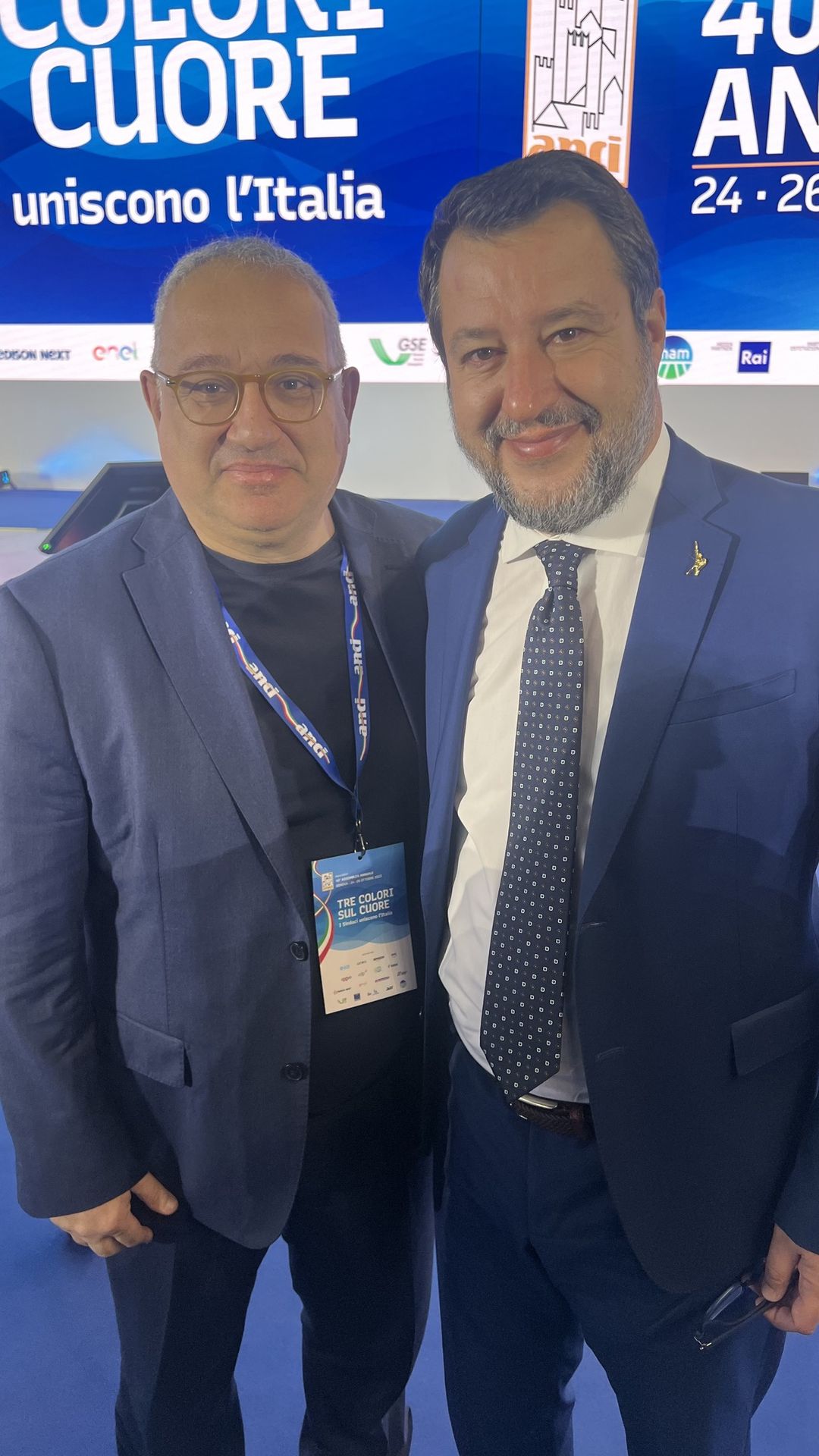 Il sindaco di Adrano Mancuso incontra il Ministro Salvini