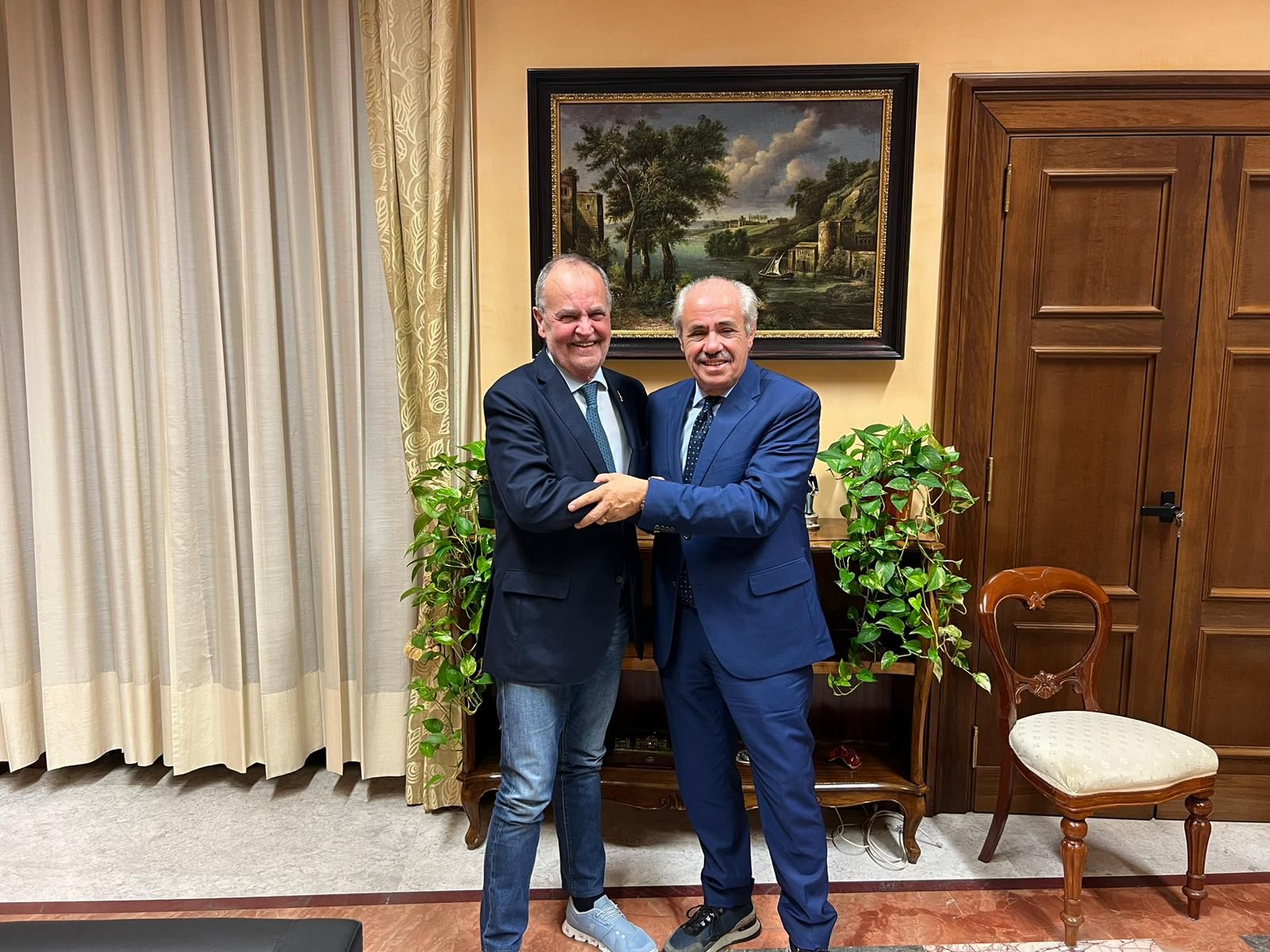 Raffaele Lombardo incontra il Ministro Calderoli