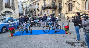 E-bike per il servizio di controllo del territorio della Polizia di Stato