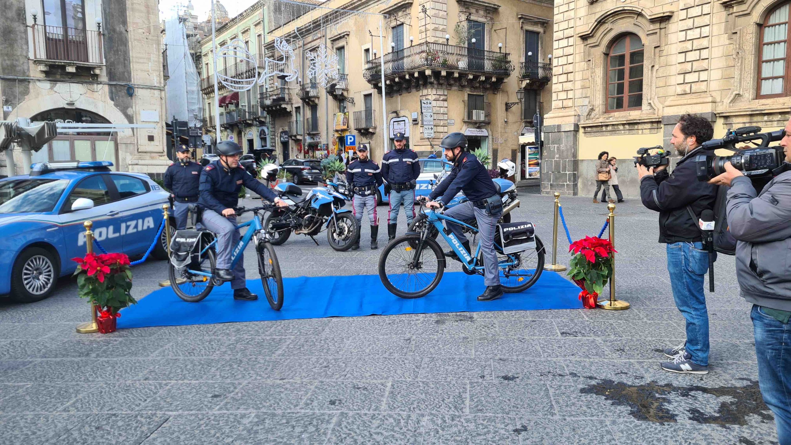 E-bike per il servizio di controllo del territorio della Polizia di Stato