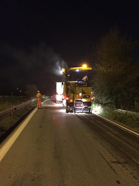 Fondi Ue, nuovo asfalto con lavori notturni e asfalto drenante già da Domenica sera