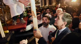 La festa di Sant’Agata, fuochi d’artificio prima dell’alba