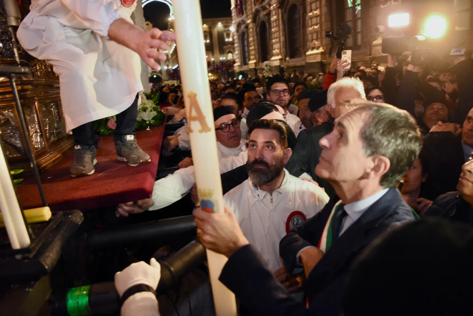 La festa di Sant’Agata, fuochi d’artificio prima dell’alba