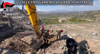 Paternò, rinvenuto arsenale a disposizione della mafia