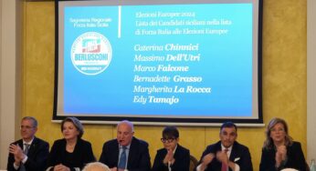 Europee 2024: presentati i sei candidati della Sicilia nella lista di Forza Italia