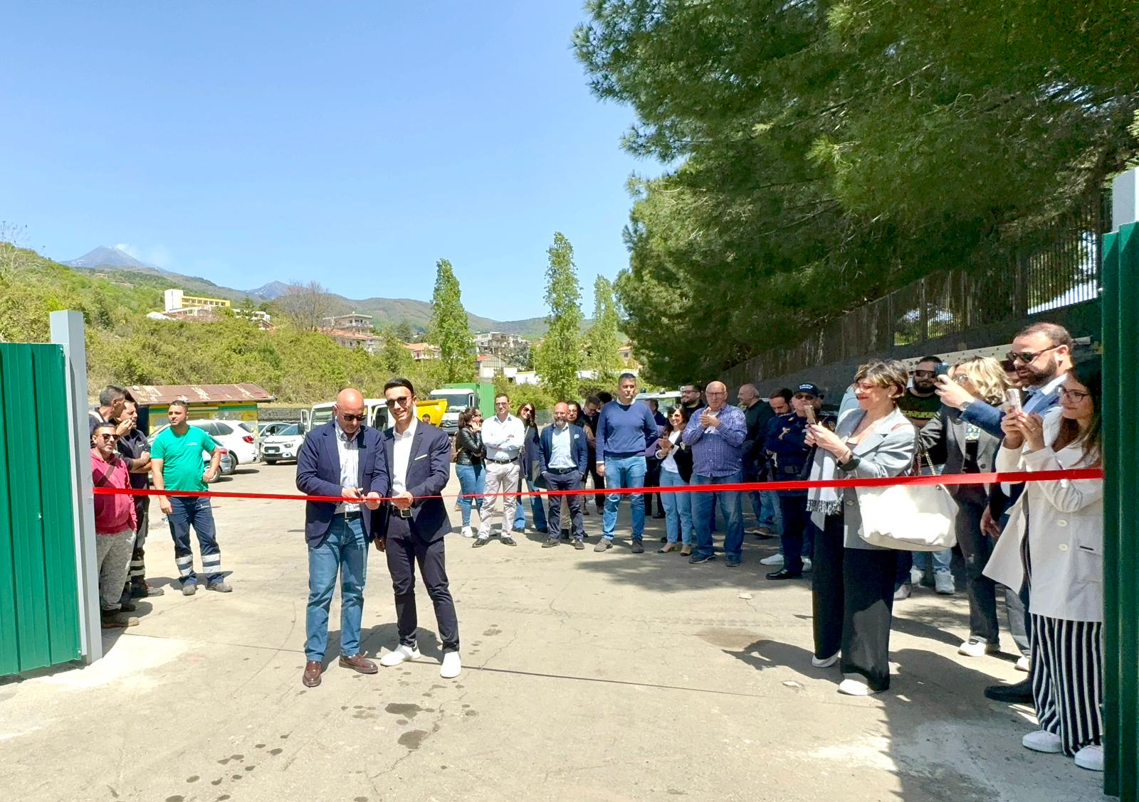 Riapertura dell’Isola Ecologica di Zafferana Etnea: un nuovo inizio per la gestione dei rifiuti