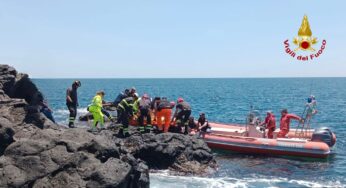 Sedicenne caduto dalla scogliera, soccorso