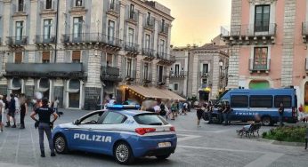 Rissa a Catania, intervento della Polizia