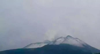 Contrasti climatici sull’Etna: neve sulle cime e afa a Catania