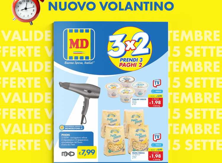 Il phon in offerta da MD