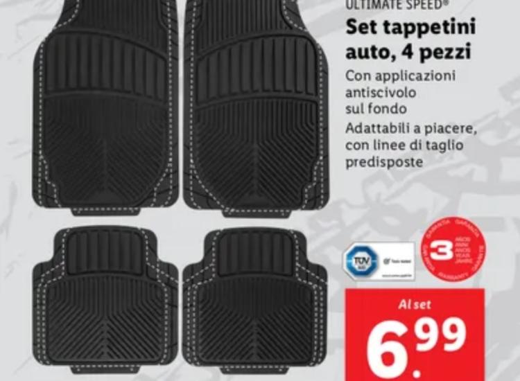 Set tappetini Lidl 