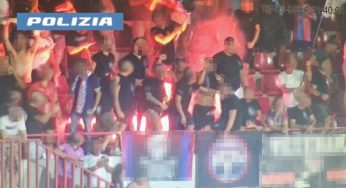 Quattro tifosi denunciati e sottoposti a DASPO dopo la partita Catania-Benevento