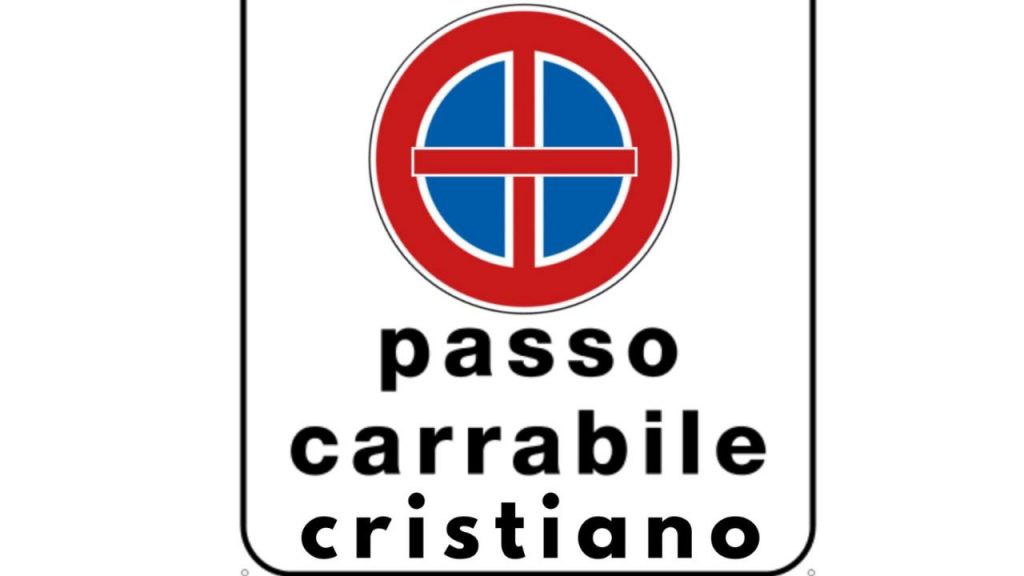 Qui parcheggiano solo i cristiani