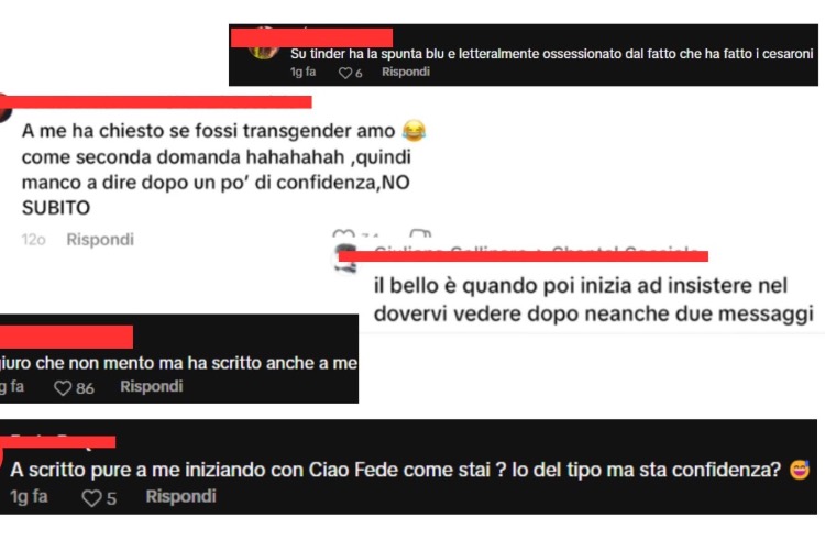 Commenti sotto al video di Rudy